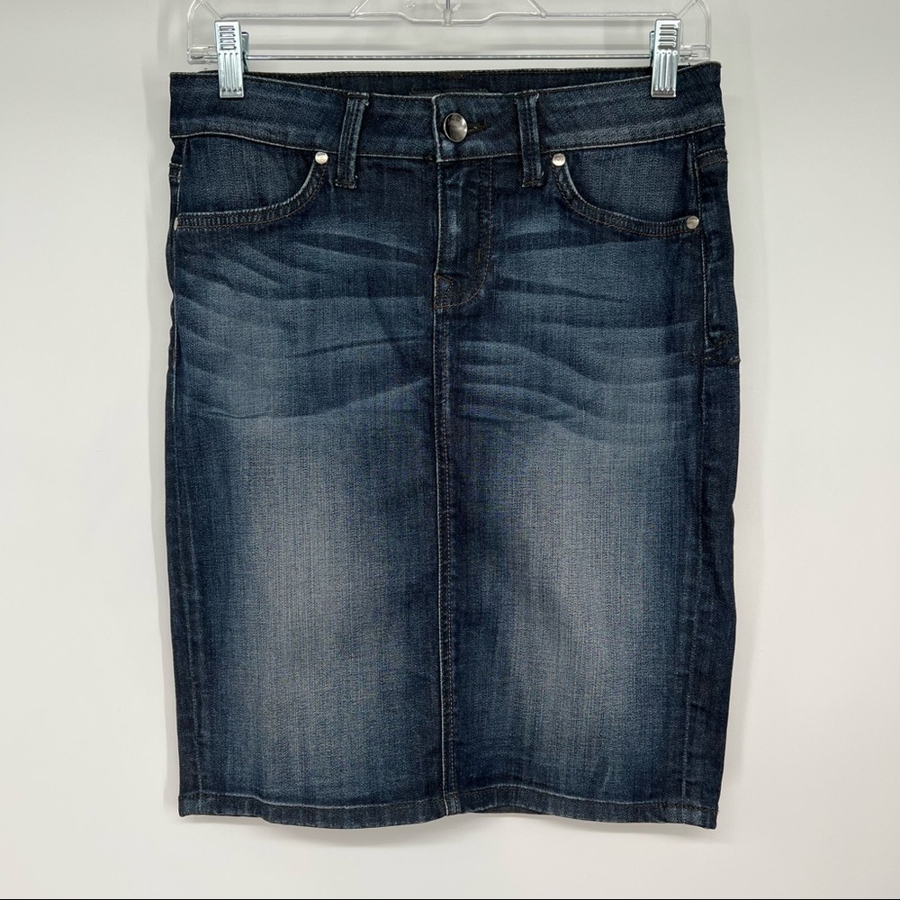 Level 99 Denim Pencil Skirt